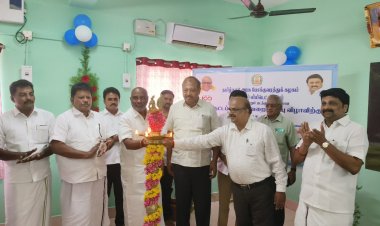 ராசிபுரம் அரசு போக்குவரத்து கழக கிளையில் பணிபுரியும் ஓட்டுநர்கள் மற்றும் நடத்துனர்களுக்கான குளிரூட்டப்பட்ட ஓய்வறை திறப்பு..