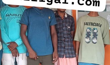 இராசிபுரத்தில் கஞ்சாவுடன் சுற்றிய நான்கு இளைஞர்கள் கைது!மதுவிலக்கு அமல் பிரிவு  தீவிர தேடுதல் வேட்டை!