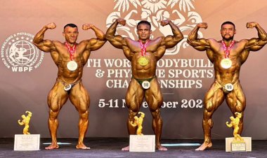 உலக ஆணழகன் பட்டத்தைப் பெற்ற ராசிபுரம் கிராமத்து இளைஞர் | WORLD BODY BUILDING CHAMPIONSHIP | RASIPURAM